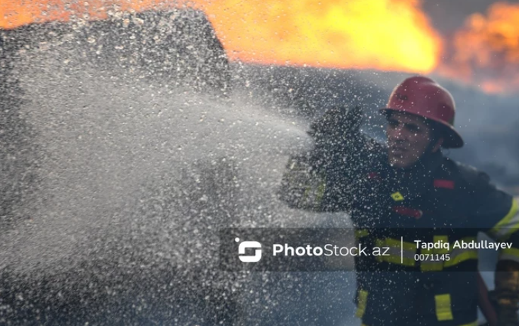 В Лачынском районе на месте пожара прогремел взрыв