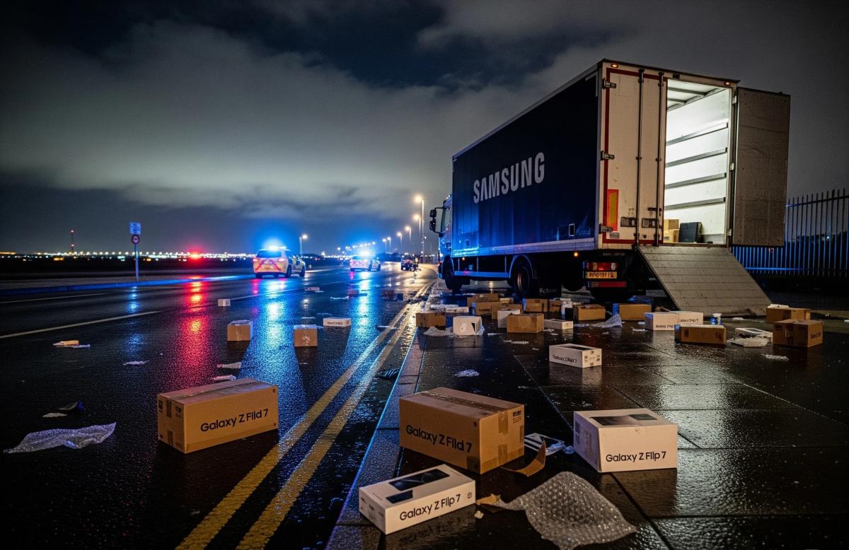 Из аэропорта угнали грузовик со смартфонами Samsung на $10 миллионов