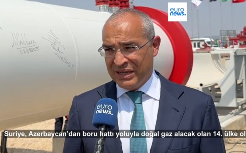 Euronews Turkish: Сирия стала 14-й страной, куда Азербайджан поставляет природный газ

