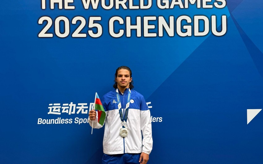 Азербайджанский кикбоксер завоевал серебряную медаль Всемирных игр