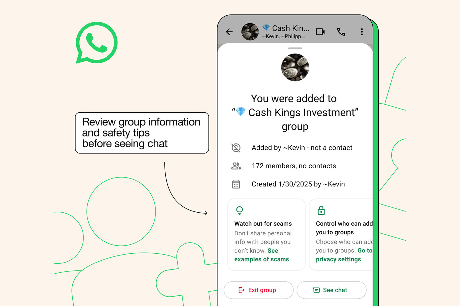 В WhatsApp появится новая антимошенническая функция