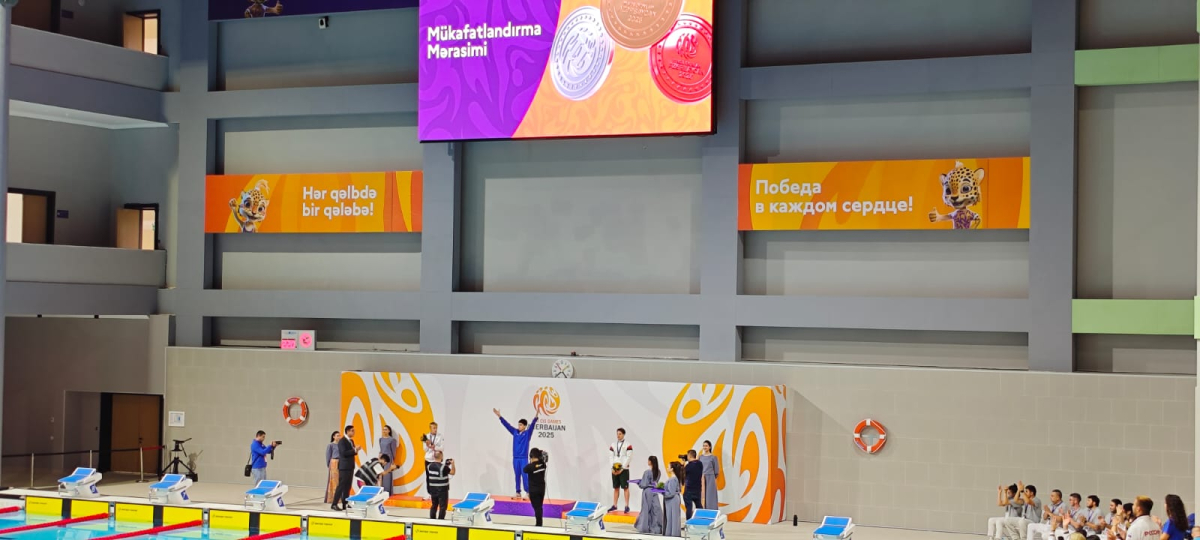 Сборная Азербайджана по плаванию завоевала первую золотую медаль на III Играх стран СНГ