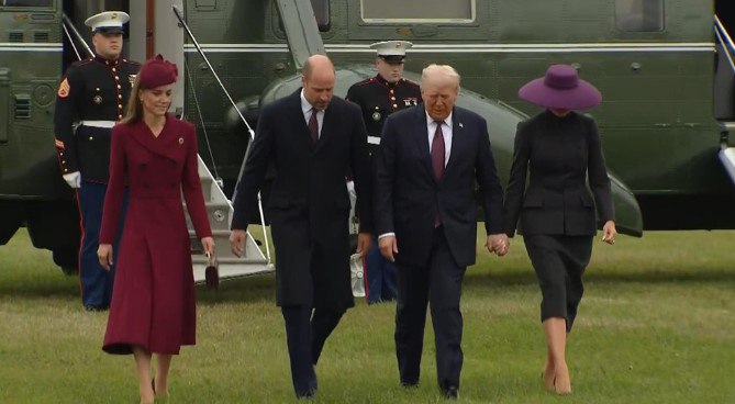 Трамп с супругой прибыли в замок Виндзор для встречи с британским королем
