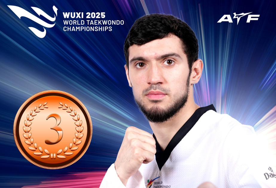 Азербайджанский таэквондист завоевал бронзовую медаль на чемпионате мира