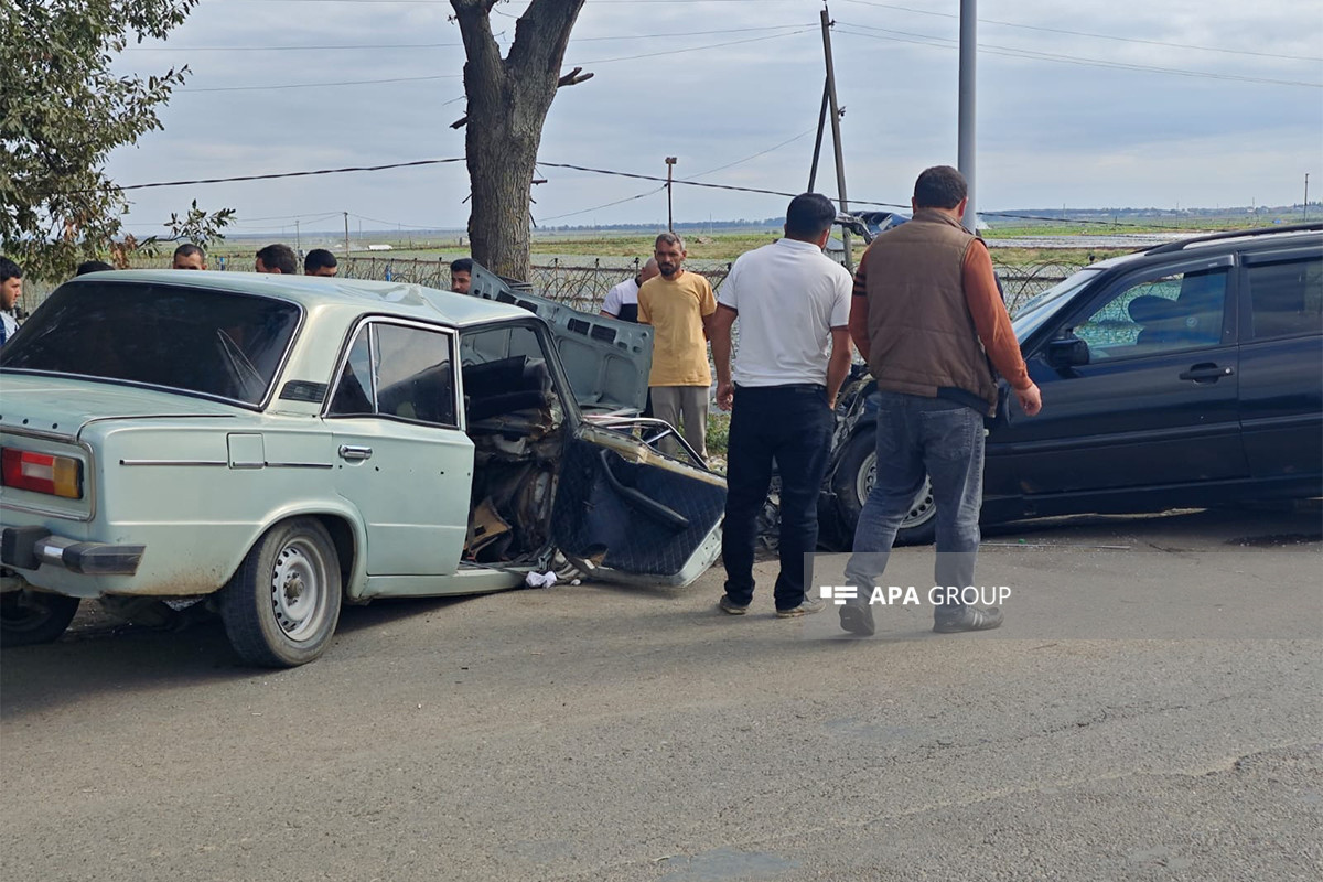 В Джалилабадском районе произошло ДТП, пострадали 6 человек -ФОТО