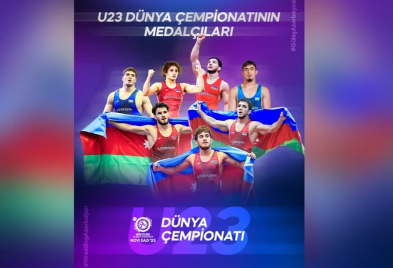 Азербайджанские борцы добились исторического успеха на чемпионате мира U23 в Сербии