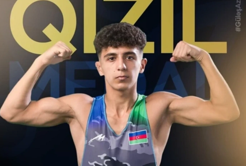 Азербайджанский борец вольного стиля завоевал золотую медаль на III Играх СНГ