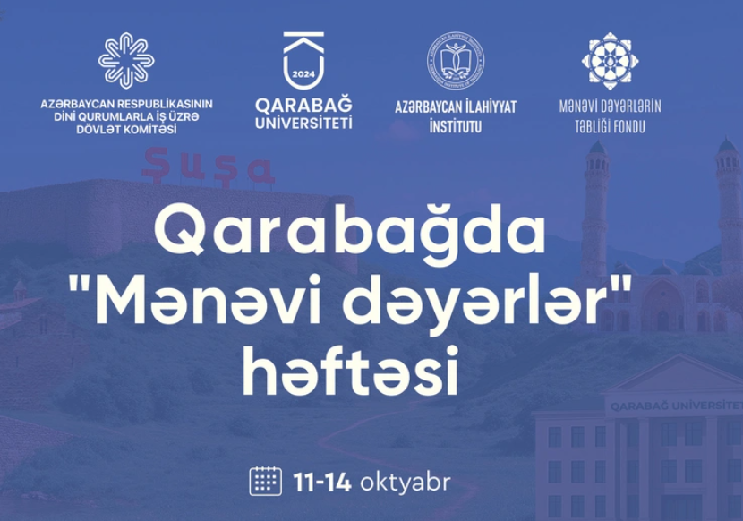 В Карабахе пройдет неделя "Духовных ценностей"