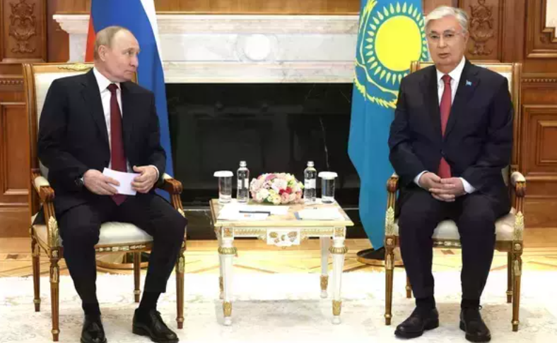 Путин и Токаев обсудили сотрудничество РФ и Казахстана