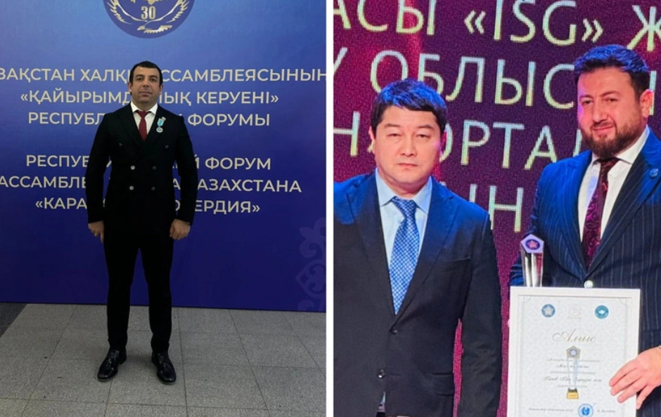 Токаев наградил двух азербайджанцев
