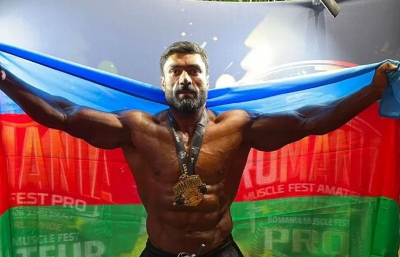 Известный ханенде стал чемпионом Европы по бодибилдингу