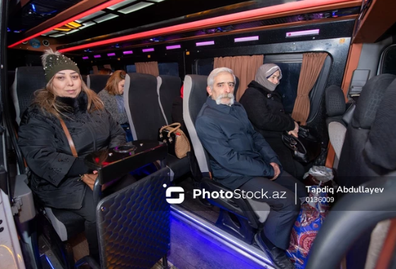 В Ханкенди выехала первая группа бывших вынужденных переселенцев