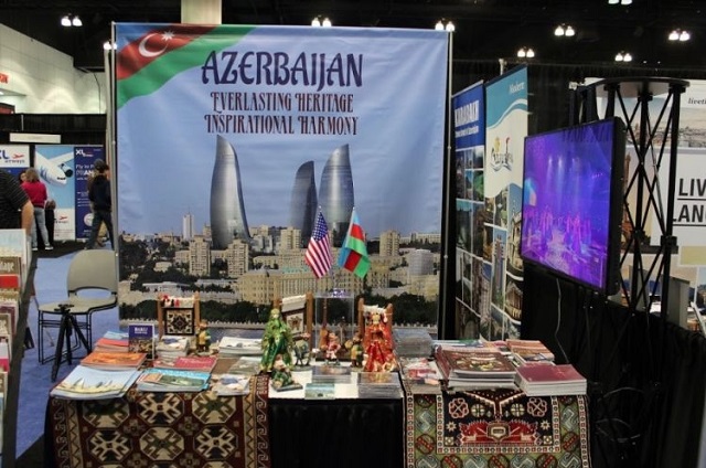 Армянскому лобби не удалось помешать работе азербайджанского стенда на выставке в Лос-Анджелесе - ФОТО