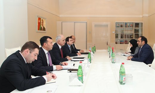 Министр экономики Азербайджана Шахин Мустафаев принял посла ОАЭ  