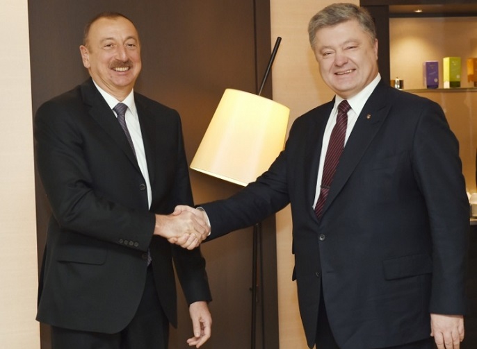 Cостоялась встреча президентов Азербайджана и Украины-ФОТО