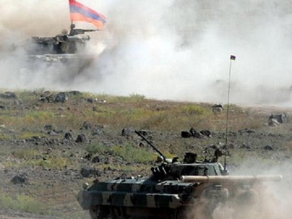 Армяне проводят военные учения на оккупированных территориях 