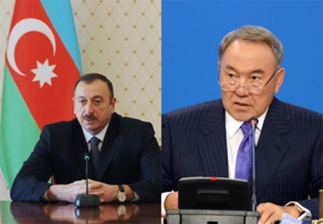 Ильхам Алиев и Нурсултан Назарбаев провели телефонный разговор