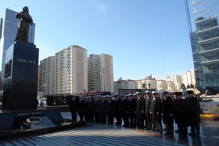 ВС Азербайджана помянули память жертв Ходжалинского геноцида - ФОТО (ВИДЕО)