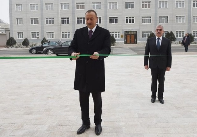 Ильхам Алиев принял участие в открытии русской школы в Нахчыване - ФОТО