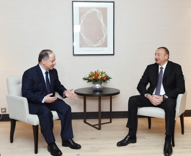 Ильхам Алиев встретился с Барзани 