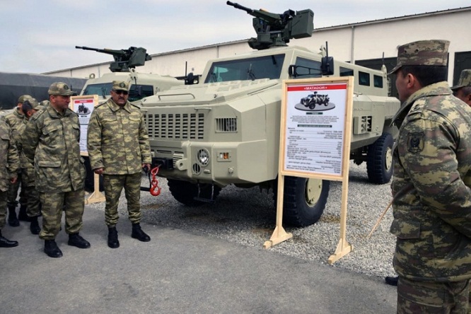 Демонстрированы вооружения и техники, которые будут применены на азербайджано-турецких учениях