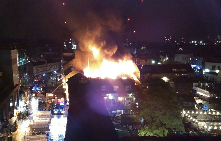 Пожар в Лондоне