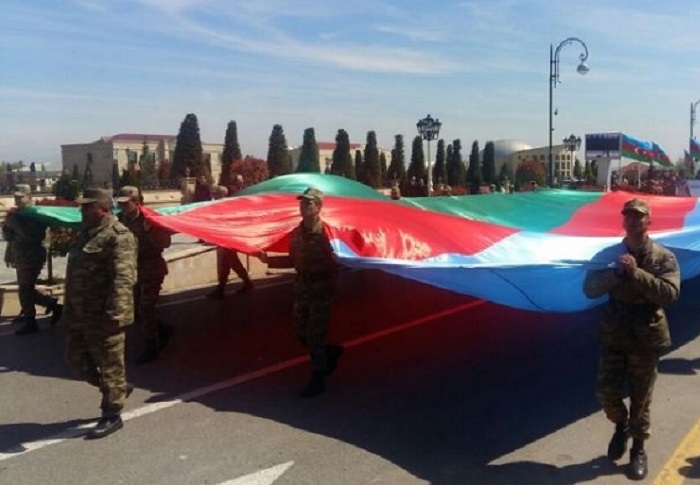 В Горадизе состоялось шествие, посвященное годовщине победы в апрельских боях - ФОТО