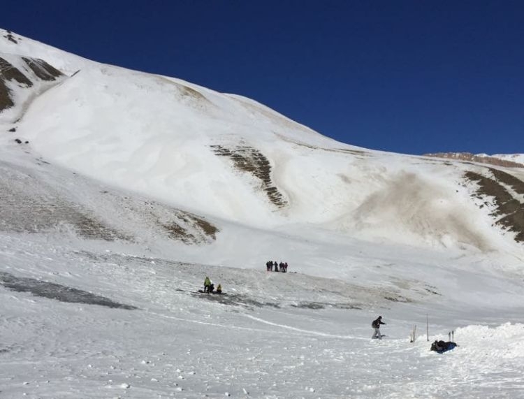 К поискам альпинистов были подключены специалисты ANAMA - ФОТО