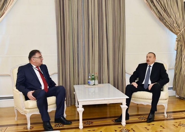 Президент Азербайджана принял Младена Иванича