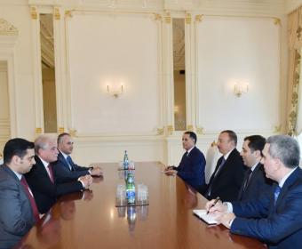 Ильхам Алиев принял губернатора Южного Синая