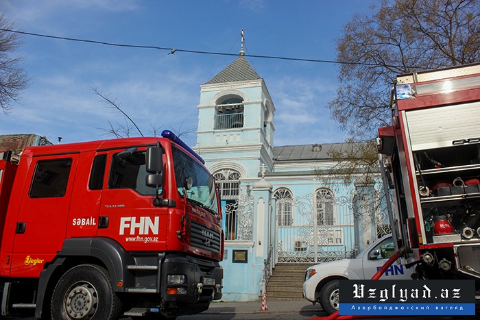 Пожар в православной церкви в Баку - ВИДЕОНОВОСТЬ