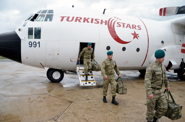 Азербайджанские миротворцы вернулась из Афганистана