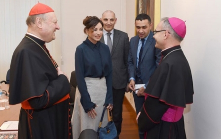Мехрибан Алиева провела встречу в Ватикане - ФОТО
