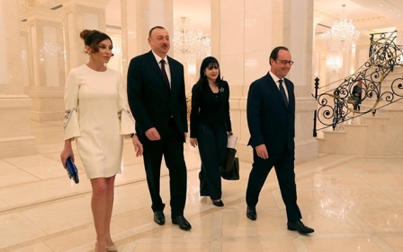 Президенты пообедали в Баку