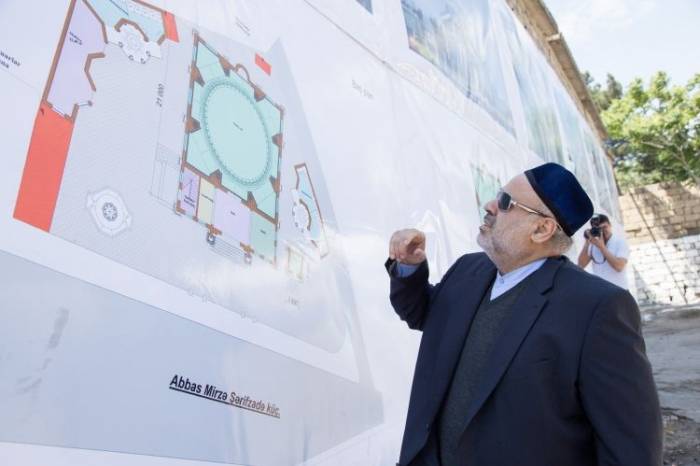 Проведен осмотр нового места под строительство мечети Гаджи Джавад