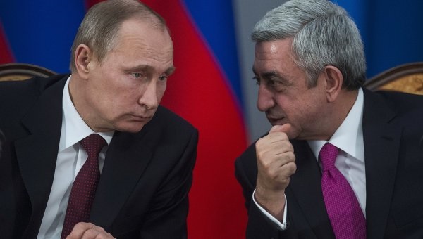 Песков: Путин и Саргсян обменяются мнениями по карабахскому конфликту 