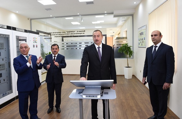 Ильхам Алиев принял участие в открытии подстанции - ФОТО