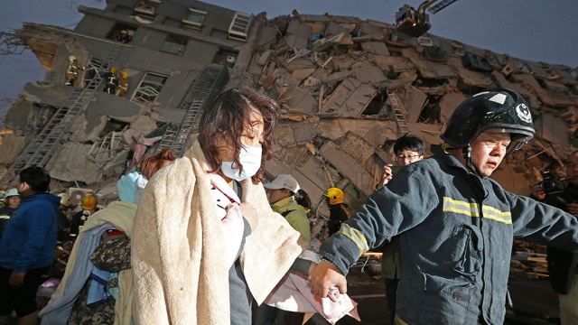 Землетрясение у побережья Тайваня, пострадали четыре человека