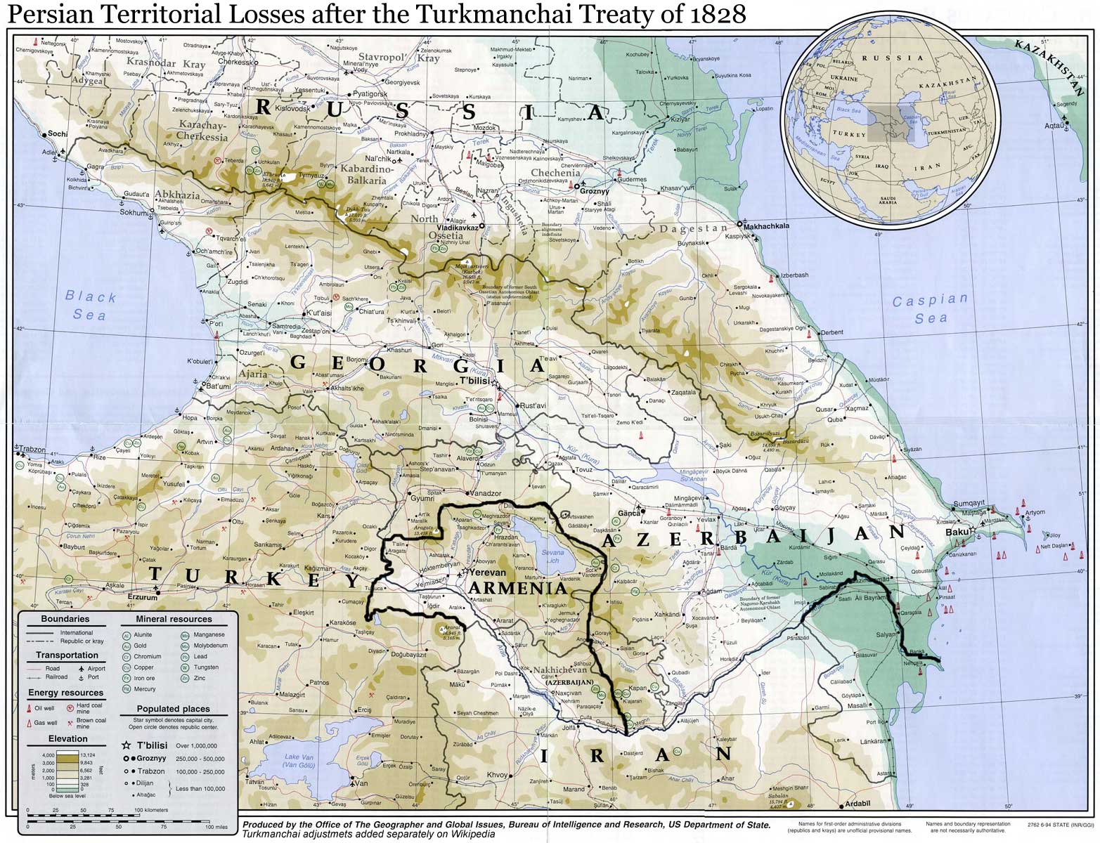 Проходит 187 лет со дня подписания Туркменчайского договора