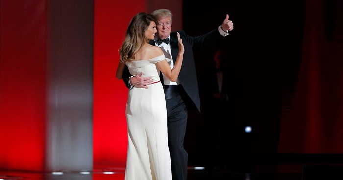 Дональд и Мелания Трамп станцевали на балу