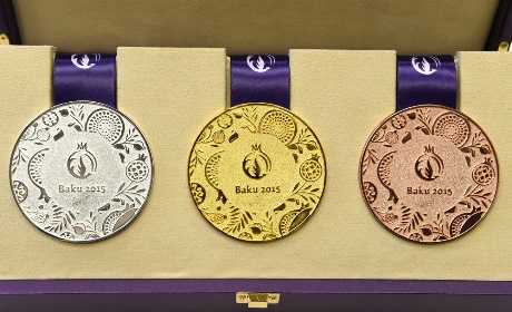 Баку представил медали I Евроигр