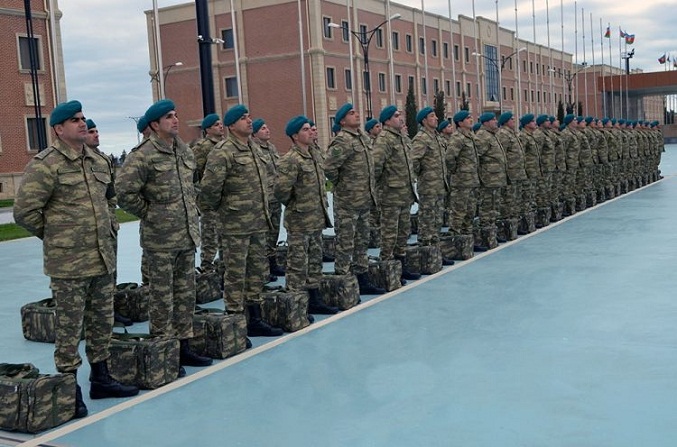 Азербайджанские миротворцы отправились в Афганистан - ФОТО