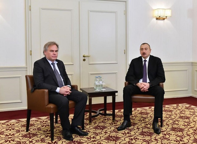 Ильхам Алиев в Мюнхене встретился с главой компании Kaspersky Lab - ФОТО