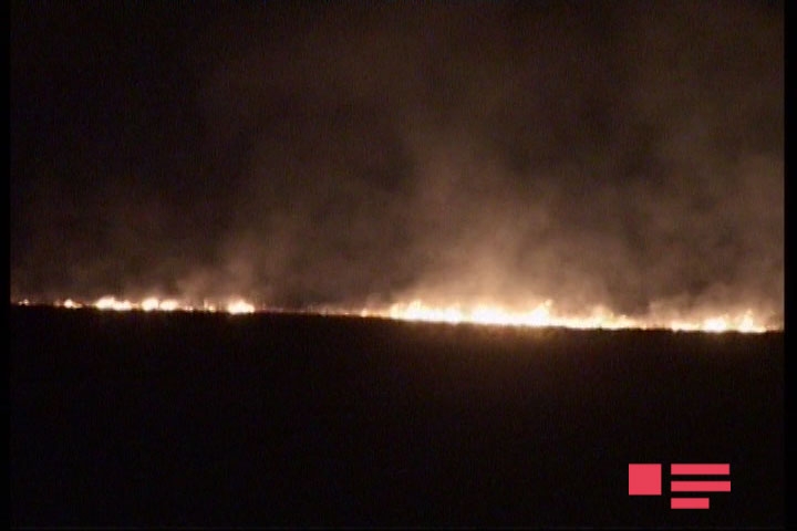 Армяне устроили пожары на оккупированных территориях(ФОТО)