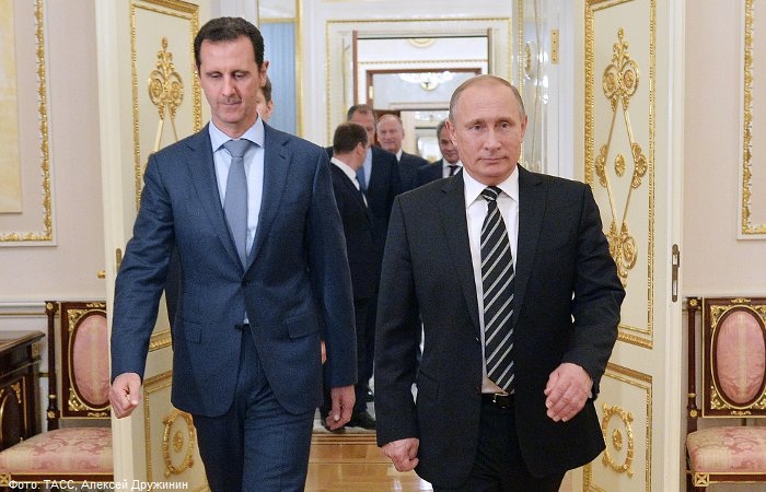 Встреча Путина с Асадом