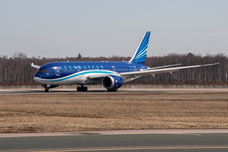 AZAL осуществила первый полет в Москву на Boeing 787 Dreamliner