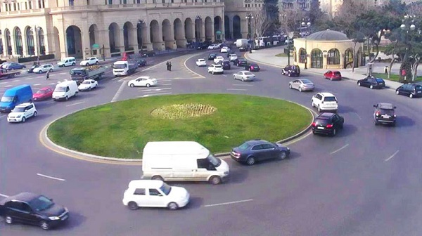 В центре Баку будет ограничено движение
