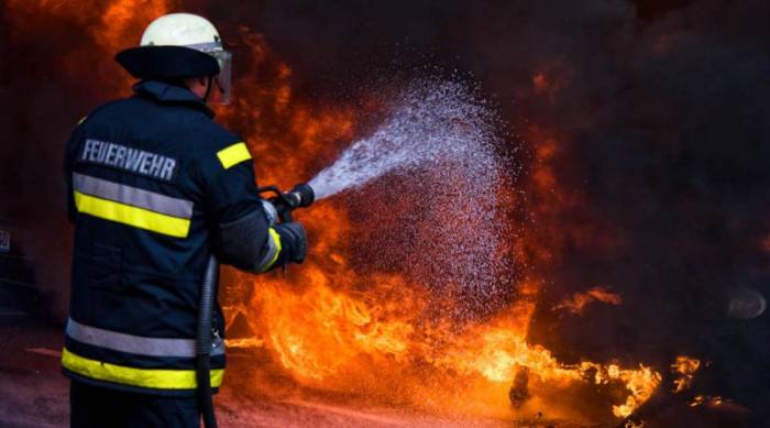 В Баварии сгорел автобус, пострадал 31 человек

