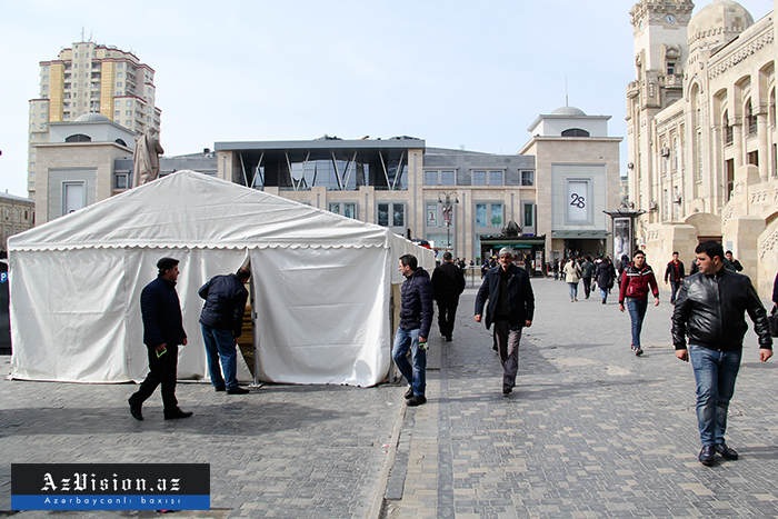 В Баку открываются праздничные ярмарки - ФОТО