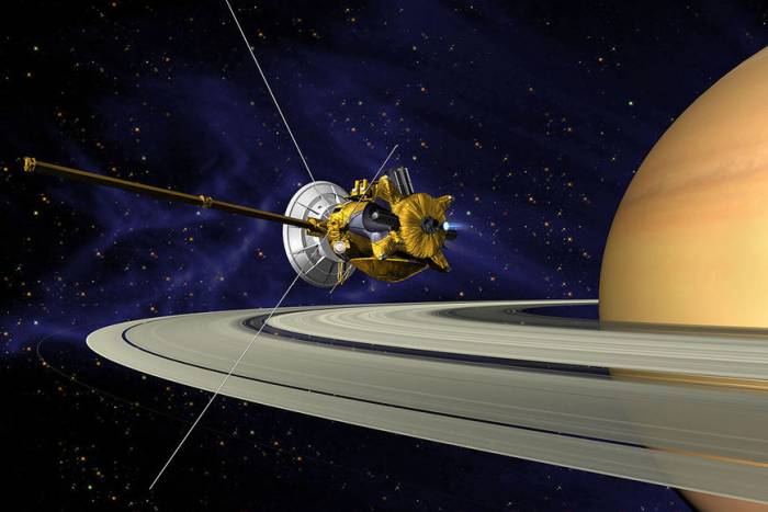 NASA опубликовало фото второго пролета «Кассини» через кольца Сатурна